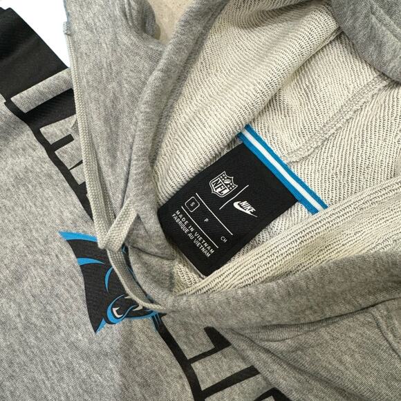 Nike Carolina Panthers NFL Football Athletic Sweatshirt Hoodie, Men’s Size SMALL - Picture 3 of 8